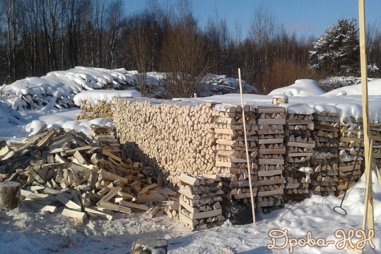 Дрова березовые колотые